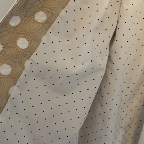 Chico’s Womens 3/4 Sleeve Polka Dot Jacket Sz 2 Large Preppy Coastal Resortwear - Picture 11 of 14